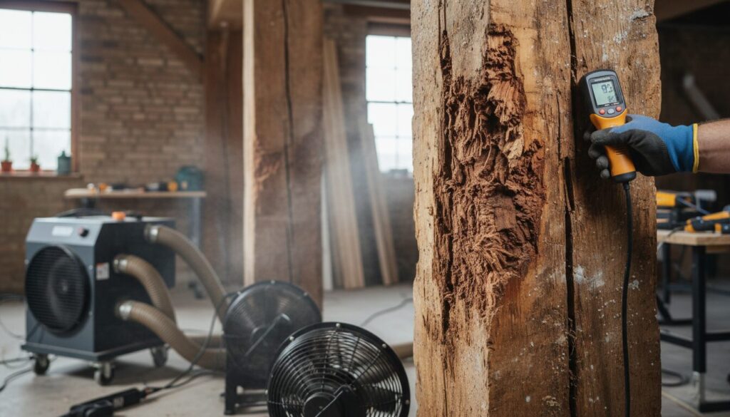 découvrez les techniques avancées pour l'assèchement du bois après une infestation de mérule et protégez efficacement votre habitation contre ce champignon destructeur.