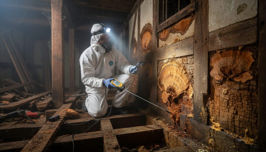 découvrez tout ce qu'il faut savoir sur le diagnostic et le traitement professionnel de la mérule pour protéger efficacement votre habitation.