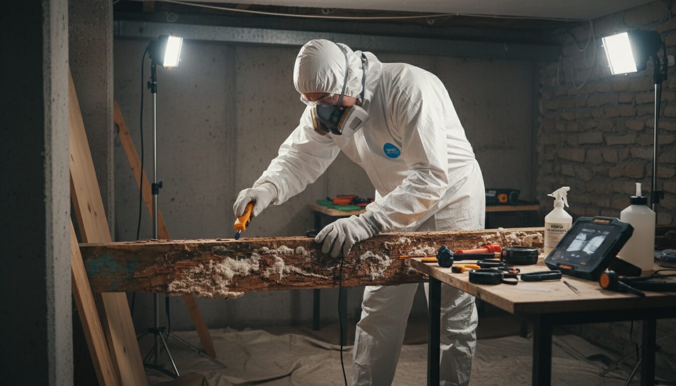 découvrez tout ce qu'il faut savoir sur le diagnostic et le traitement professionnel de la mérule, pour protéger efficacement votre habitation contre ce champignon destructeur.