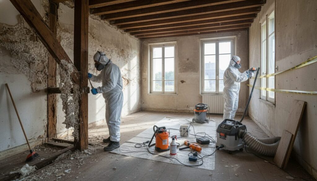 entreprise spécialisée à clermont-ferrand dans la lutte contre la mérule. intervention rapide et efficace dans le puy-de-dôme pour protéger votre habitat.