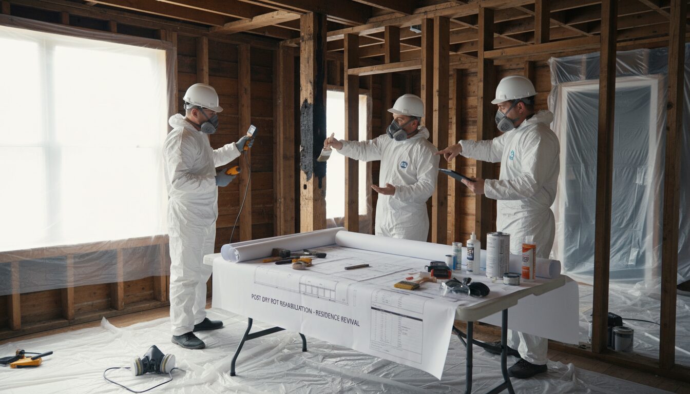 apprenez à planifier efficacement les travaux de réhabilitation après une infestation de mérule pour garantir une maison saine et durable.