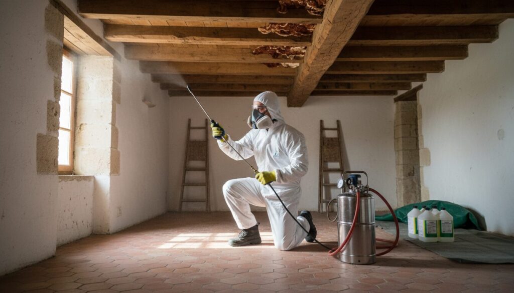 expert en traitement de la mérule à nîmes, nous proposons des solutions efficaces pour éliminer ce champignon destructeur et protéger votre habitat.
