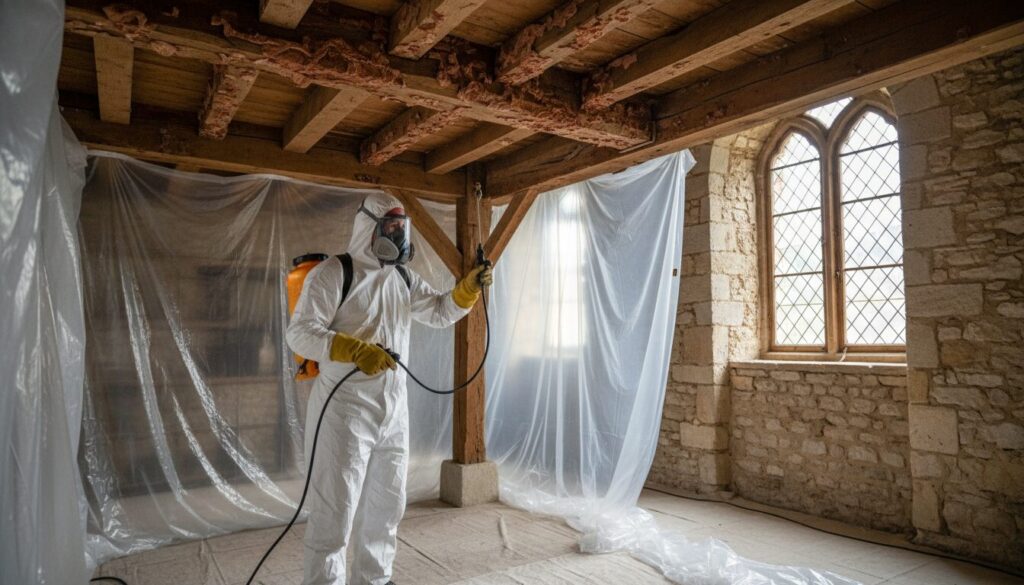 spécialistes du traitement de la mérule à tours, nous offrons des solutions efficaces pour éliminer ce champignon destructeur et protéger votre habitat.