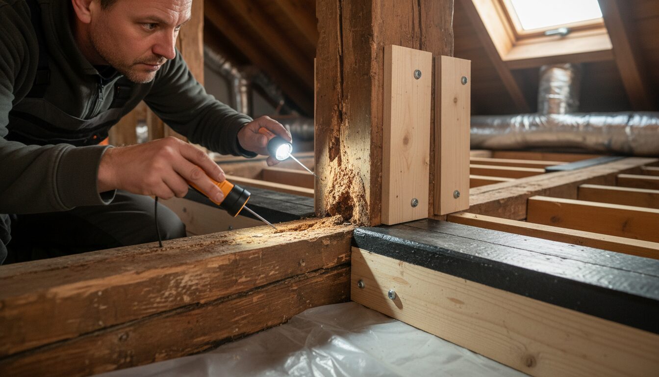 découvrez nos conseils pratiques pour contrôler la mérule et réaliser des travaux efficaces afin d'éviter sa récidive dans votre habitation.