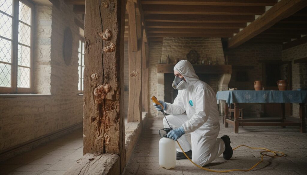 découvrez nos solutions efficaces de traitement contre la mérule dans la sarthe pour protéger votre habitat des champignons lignivores et prévenir les dégâts.